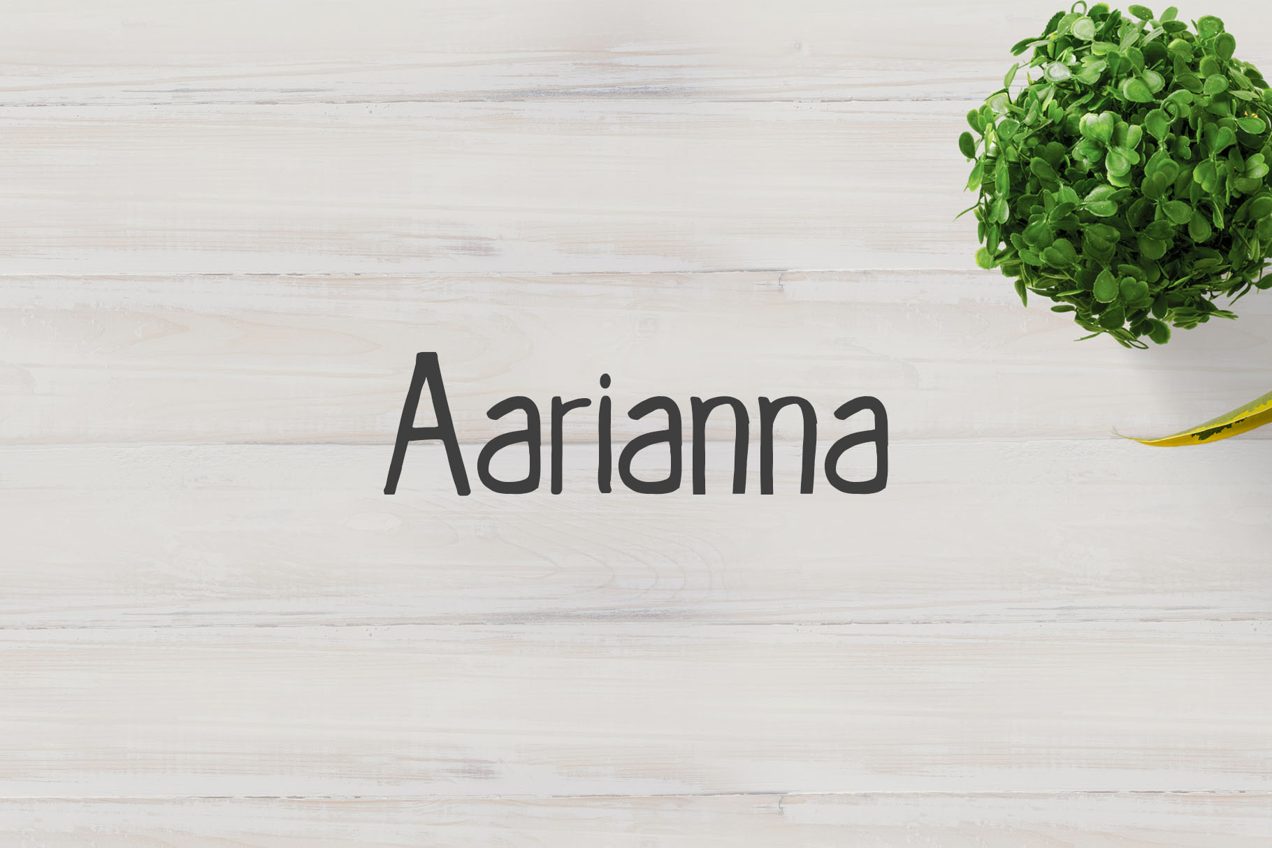 Aarianna: A Bold Handwritten Brush Font