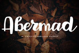Abermad: A Handwritten Script for Friendly Calligraphic Design