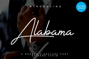 Alabama: A Beautiful Font for Romance and Charm