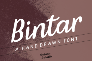 Bintar: A Versatile Brush Font