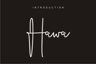 Discover the Elegance of Hawa: A Signature Typeface for Modern Design