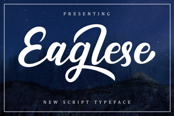 Eaglese: A Modern Calligraphy Font for Creative Projects