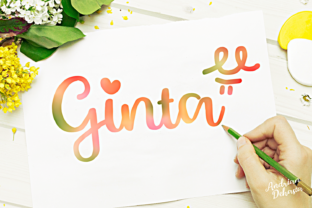 Ginta: A Versatile Script Font for Creative Projects
