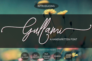 Gullami Rice Script: A Unique Handwriting Font for Creative Design