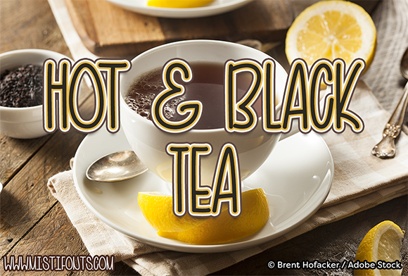 Hot and Black Tea: A Unique Handwriting Font with Endless Possibilities