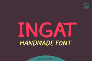 Ingat: A Handmade Font for Joyful and Practical Design