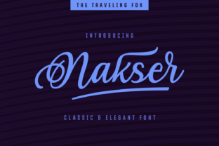 Nakser: A Stylish Script for Creative Expression