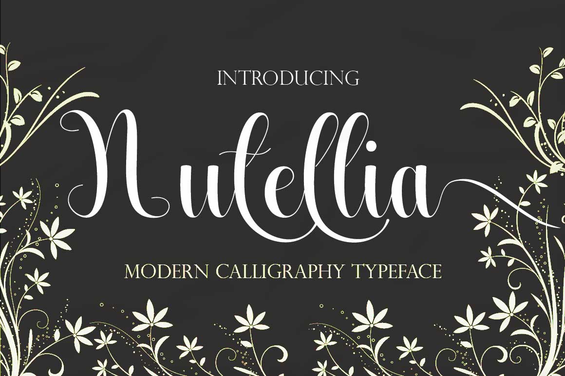 Nutellia: A Versatile Script Font for Modern Design
