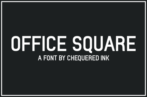 Office Square: A Modern Font for Professional and Creative Expression