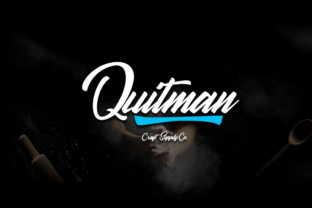 Quitman: A Stylish Brush Script for Creative Projects
