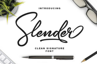 Slender: A Handwritten Font for Modern Design
