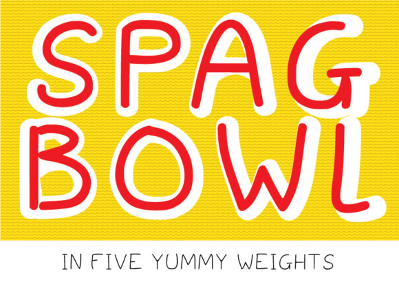 Spagbowl: A Fun, Fat Handwritten Font with a Comic Twist